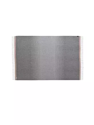 WEICH COUTURE ALPACA | Couverture en fibres nobles MERIMA 130x180cm Gris/Gris foncé |